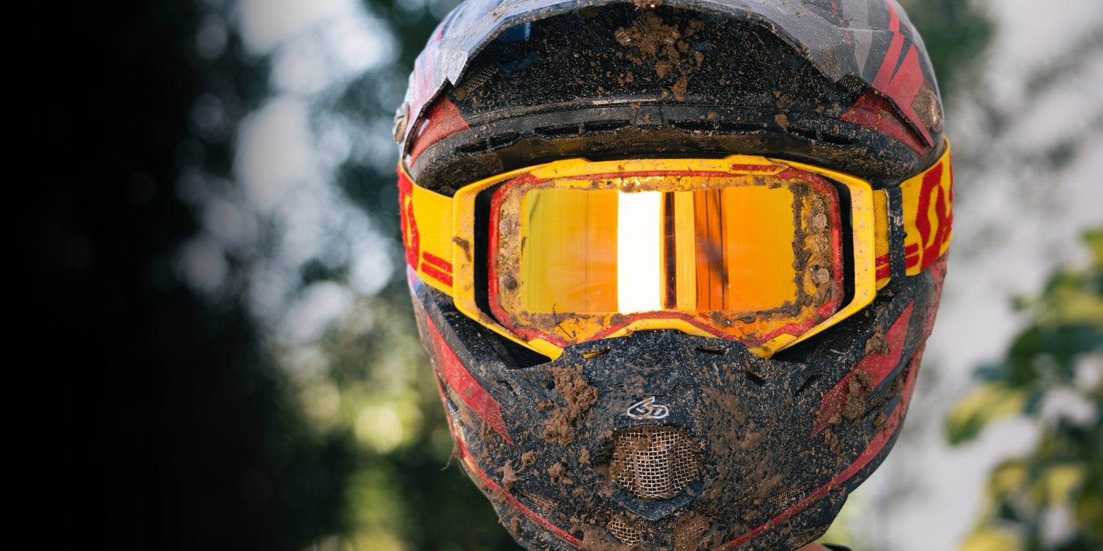 Gogglezone Motocross Lens Protector On Scott Prospects